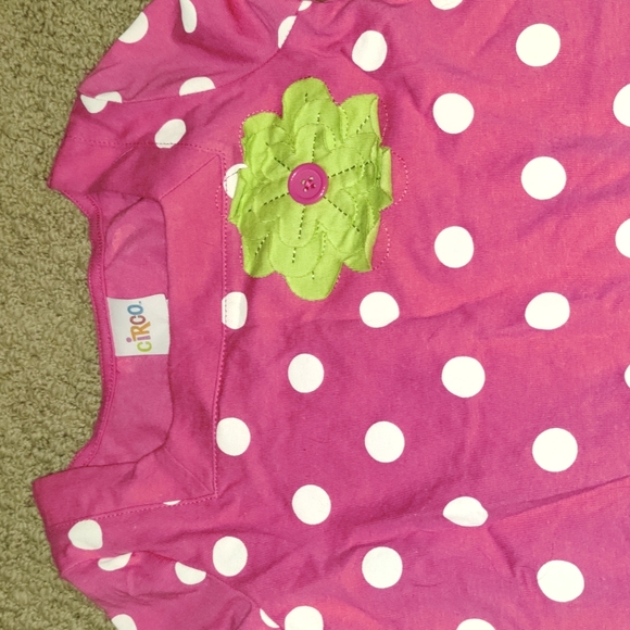 NWT Pink Polka Dot Dress 4T - Picture 2 of 3